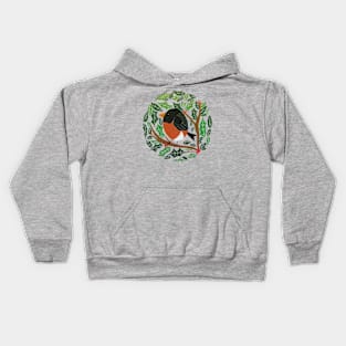 Sign of Spring Bird Kids Hoodie